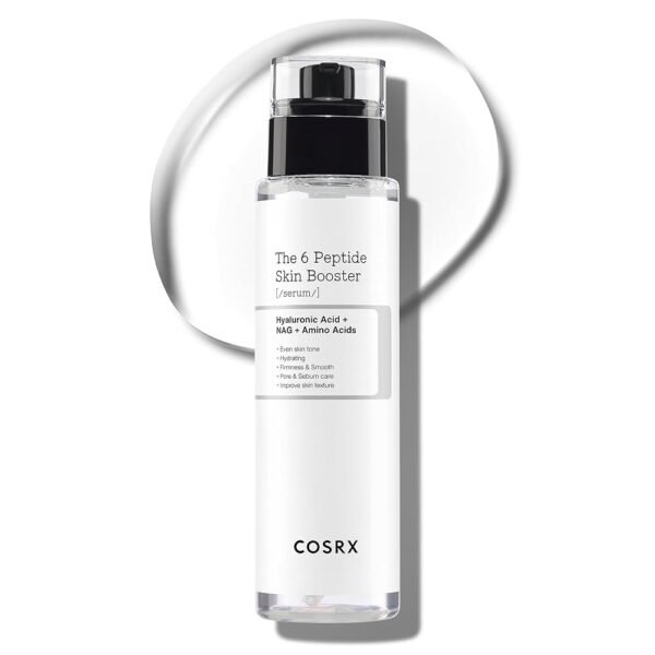 COSRX 6X Peptide Collagen Booster Toner Serum, Niacinamide & Hyaluronic Acid Skin Renewal Boosting Facial Essence for All Skin Types, Korean Skin Care, Paraben Free, 150mL/5.07... COSRX 6X Peptide Collagen Booster Toner Serum, Niacinamide & Hyaluronic Acid Skin Renewal Boosting Facial Essence for All Skin Types, Korean Skin Care, Paraben Free, 150mL/5.07...
