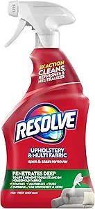Resolve Upholstery Cleaner Review Best Fabric Stain Remover by Reckitt Benckiser