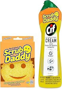Scrub Daddy Sponges and Cif Cleaner Review Unveiling Ultimate All Purpose Cleaning Power