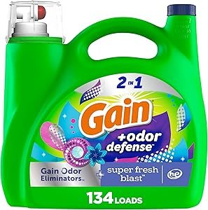 Gain Odor Defense Liquid Laundry Detergent Super Fresh Blast Review for Long-Lasting Freshness